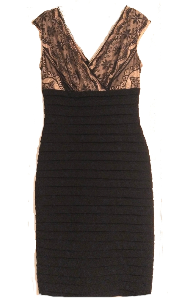 Black Lace Top Dress